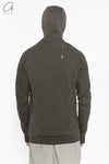 BORIS BIDJAN SABERI Hooded Jacket AW22 ZIPPER2 FTT00008 Gray Coffee 2